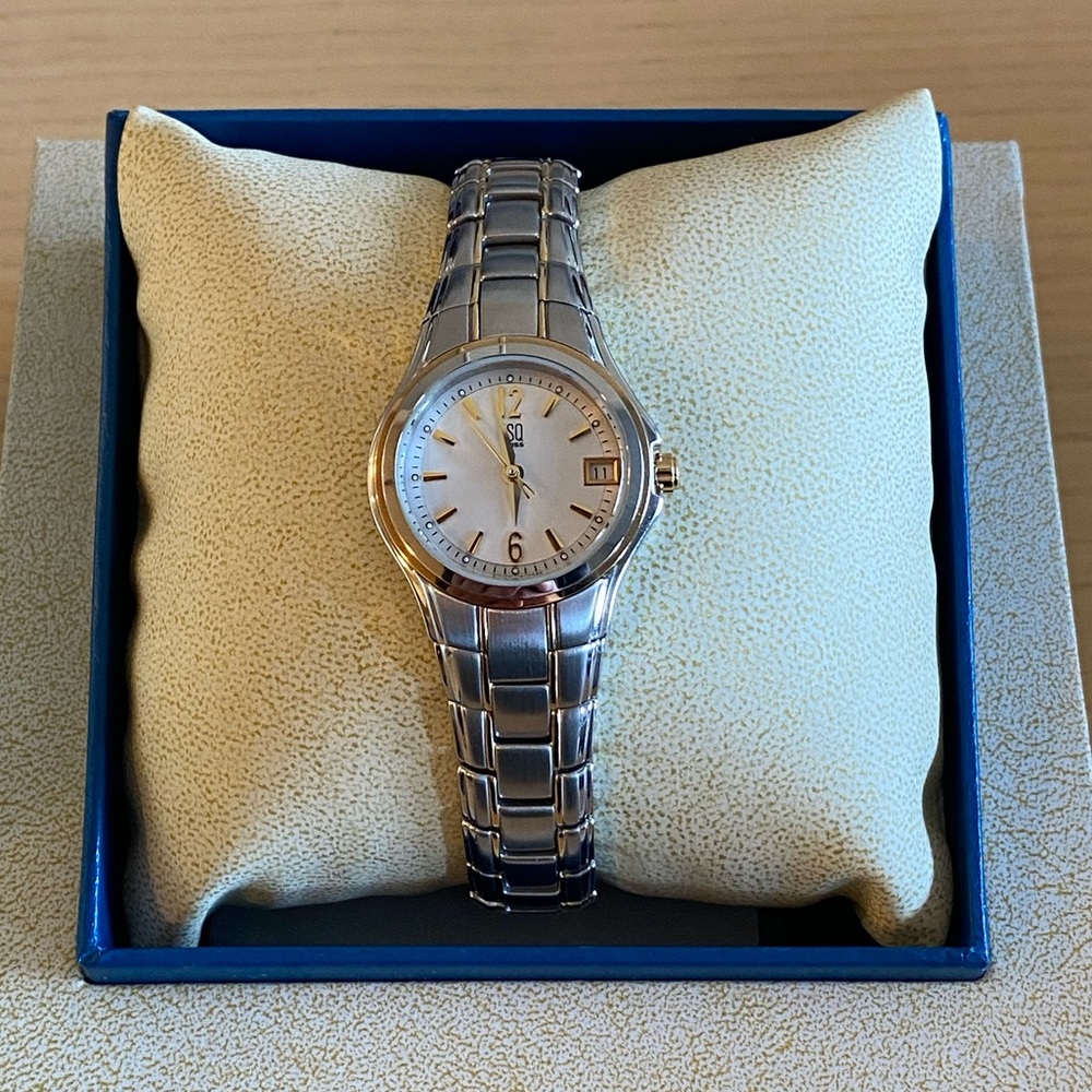 ESQ Swiss by Movado Watch - Never worn - Stainless with Yellow Gold Model E5339